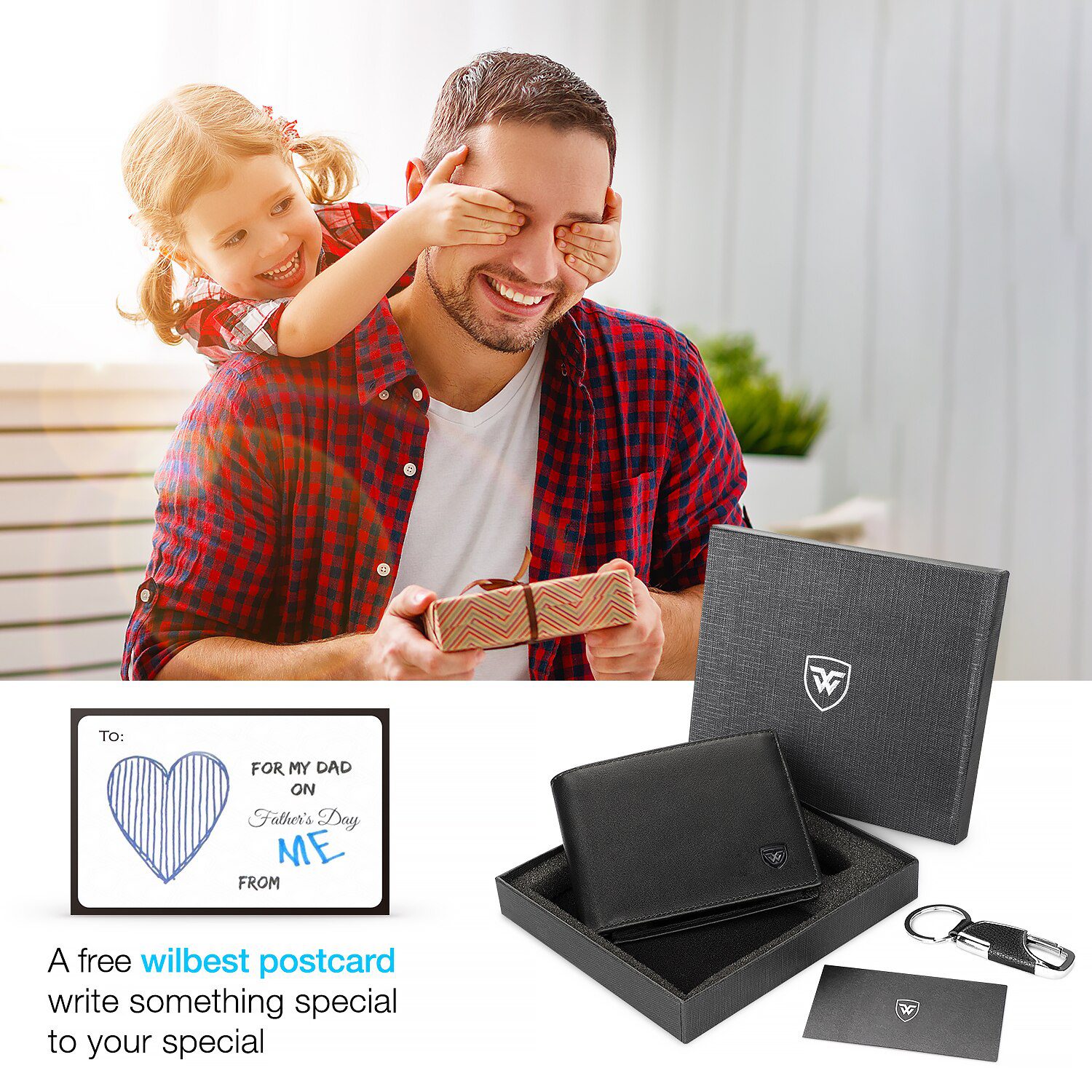 Genuine Leather Wallet Men Classic Black Soft Purse Coin Pocket Credit Card Holder