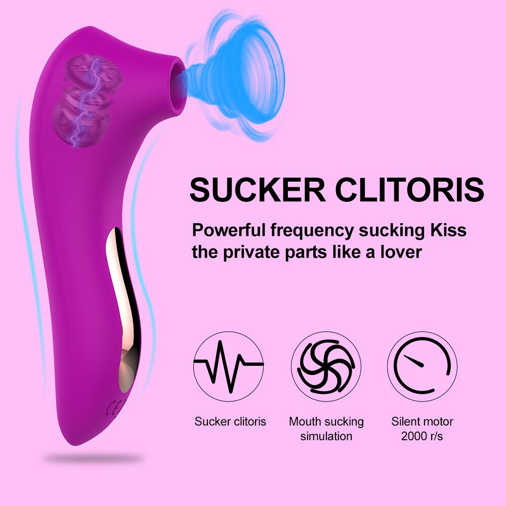 Clit Sucker Vagina Sucking Vibrator Female Clitoris Vacuum Stimulator Nipple Sex Toys for Adults 18 Women Masturbator Product
