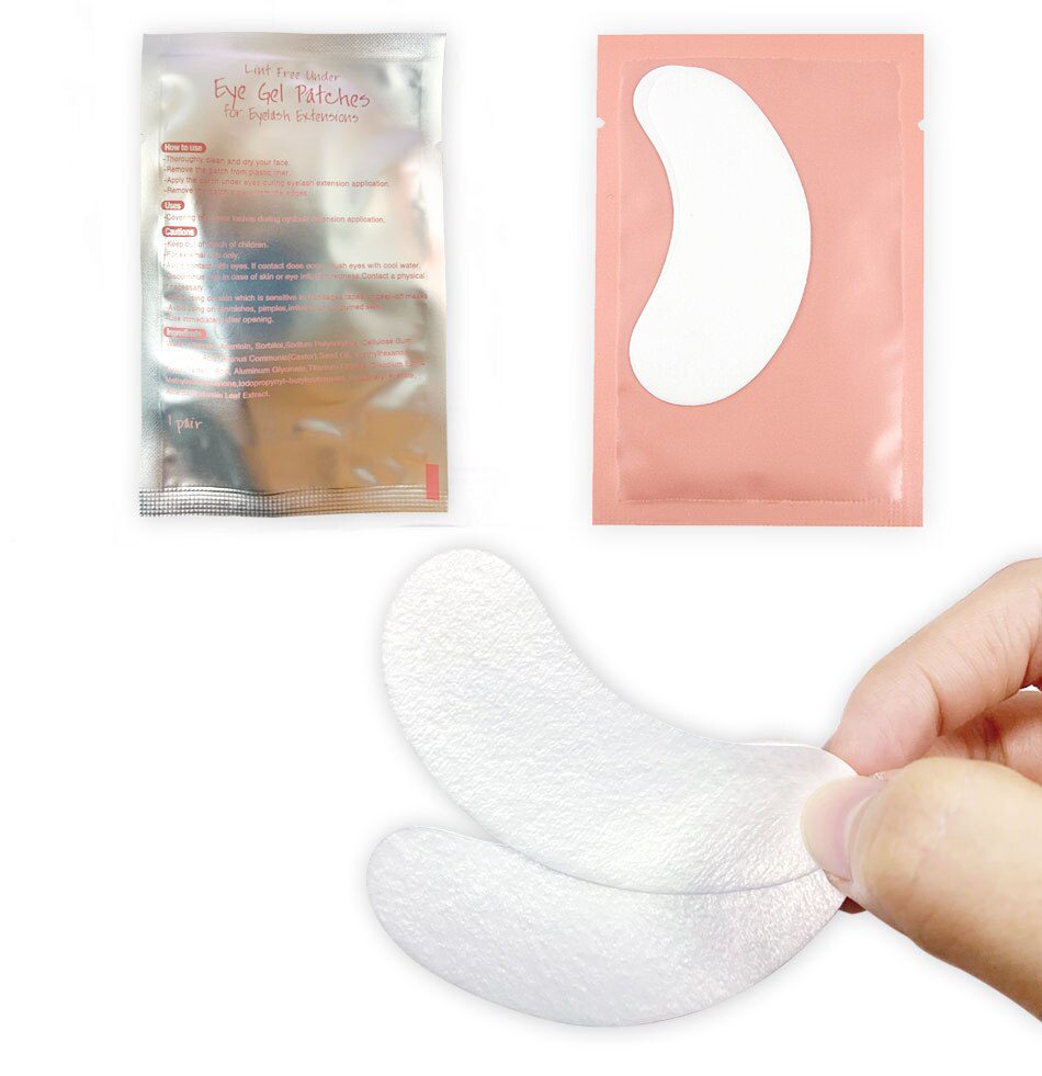 50Pairs/Lots Eye Patches Eyelash Extension Under Eye Pads Makeup Eyelash Patches Tip Stickers Pads For Eyelash Extension Makeup