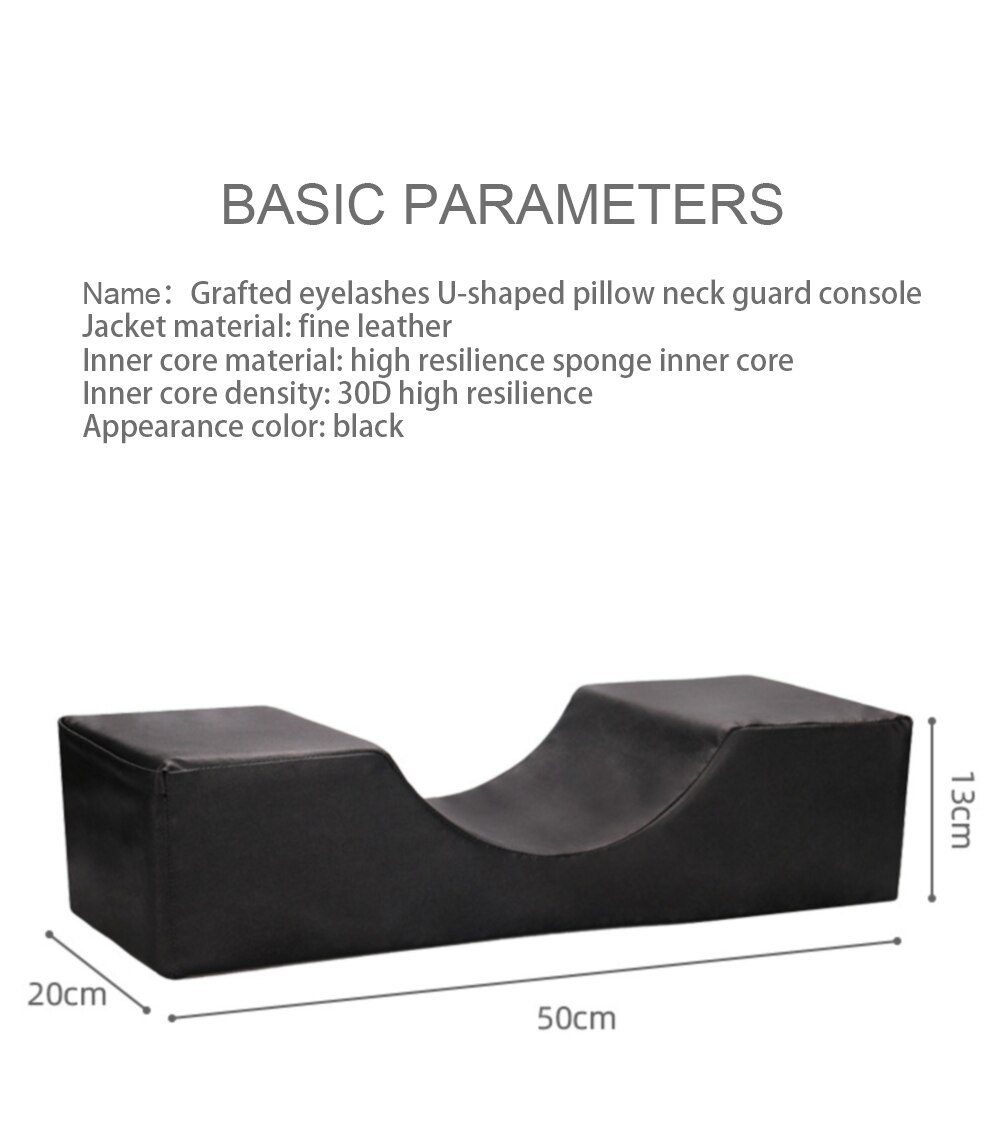 Professional Lash Pillow Neck Support Eyelash Pillow Soft Grafting Eyelashes Memory Foam Eyelash Extension Pillow Makeup Salon