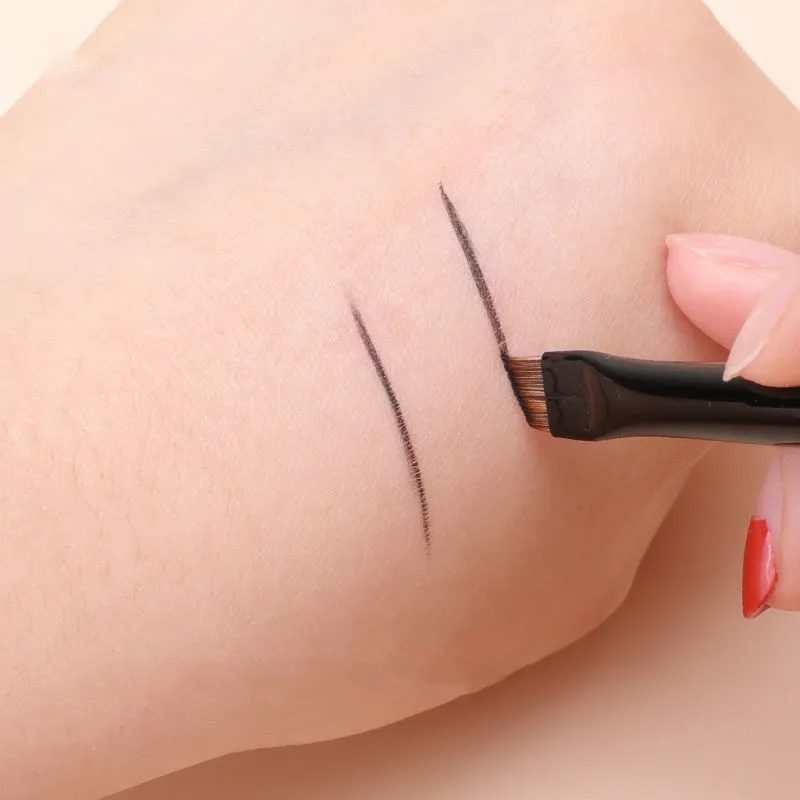 LOYBJ 1/2pcs Blade Makeup Brushes Angled Thin Eyebrow Brush Flat Fine Eyeliner Brush Professional Liner Brow Beauty Make Up Tool