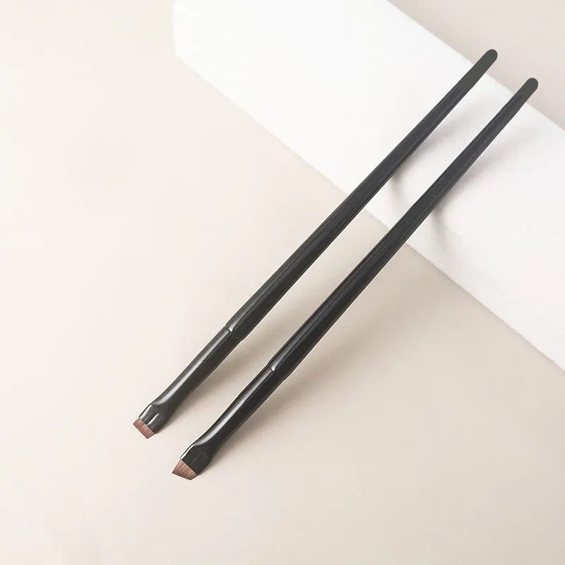 LOYBJ 1/2pcs Blade Makeup Brushes Angled Thin Eyebrow Brush Flat Fine Eyeliner Brush Professional Liner Brow Beauty Make Up Tool