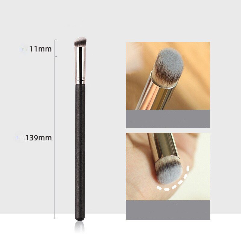 Makeup Brushes Foundation Concealer Angled Seamless Cover Synthetic Dark Circle Liquid Cream Cosmetics Contour Brush Beauty Tool Makeup Brushes Foundation Concealer Angled Seamless Cover Synthetic Dark Circle Liquid Cream Cosmetics Contour Brush Beauty Tool