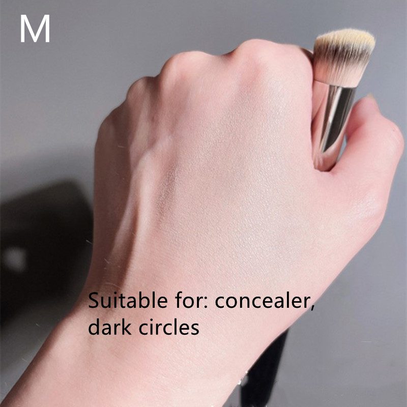 Makeup Brushes Foundation Concealer Angled Seamless Cover Synthetic Dark Circle Liquid Cream Cosmetics Contour Brush Beauty Tool Makeup Brushes Foundation Concealer Angled Seamless Cover Synthetic Dark Circle Liquid Cream Cosmetics Contour Brush Beauty Tool