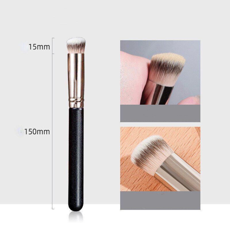Makeup Brushes Foundation Concealer Angled Seamless Cover Synthetic Dark Circle Liquid Cream Cosmetics Contour Brush Beauty Tool Makeup Brushes Foundation Concealer Angled Seamless Cover Synthetic Dark Circle Liquid Cream Cosmetics Contour Brush Beauty Tool