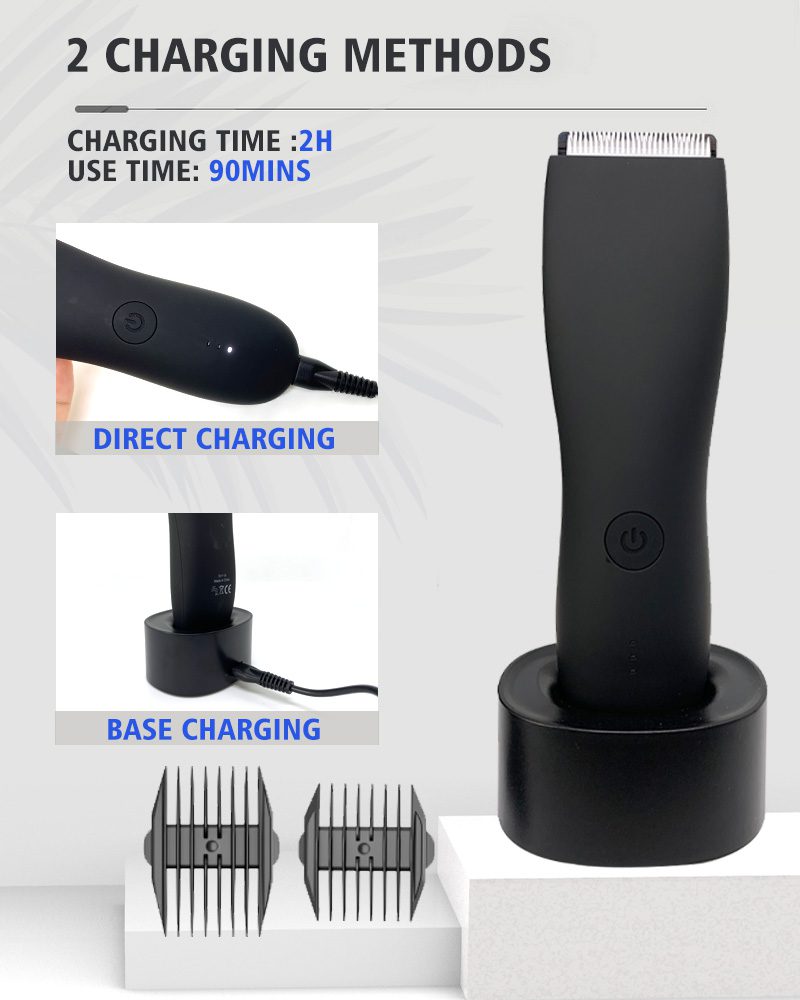 Men's Electric Groin Hair Trimmer Pubic Hair Trimmer Body Grooming Clipper for Men Bikini Epilator Rechargeable Shaver Razor Men's Electric Groin Hair Trimmer Pubic Hair Trimmer Body Grooming Clipper for Men Bikini Epilator Rechargeable Shaver Razor
