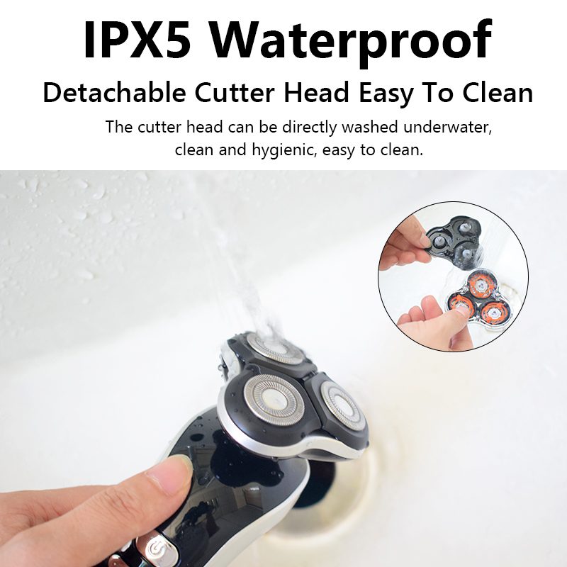 New Electric Shaver For Men 4D Electric Beard Trimmer USB Rechargeable Professional Hair Trimmer Hair Cutter Adult Razor For Men