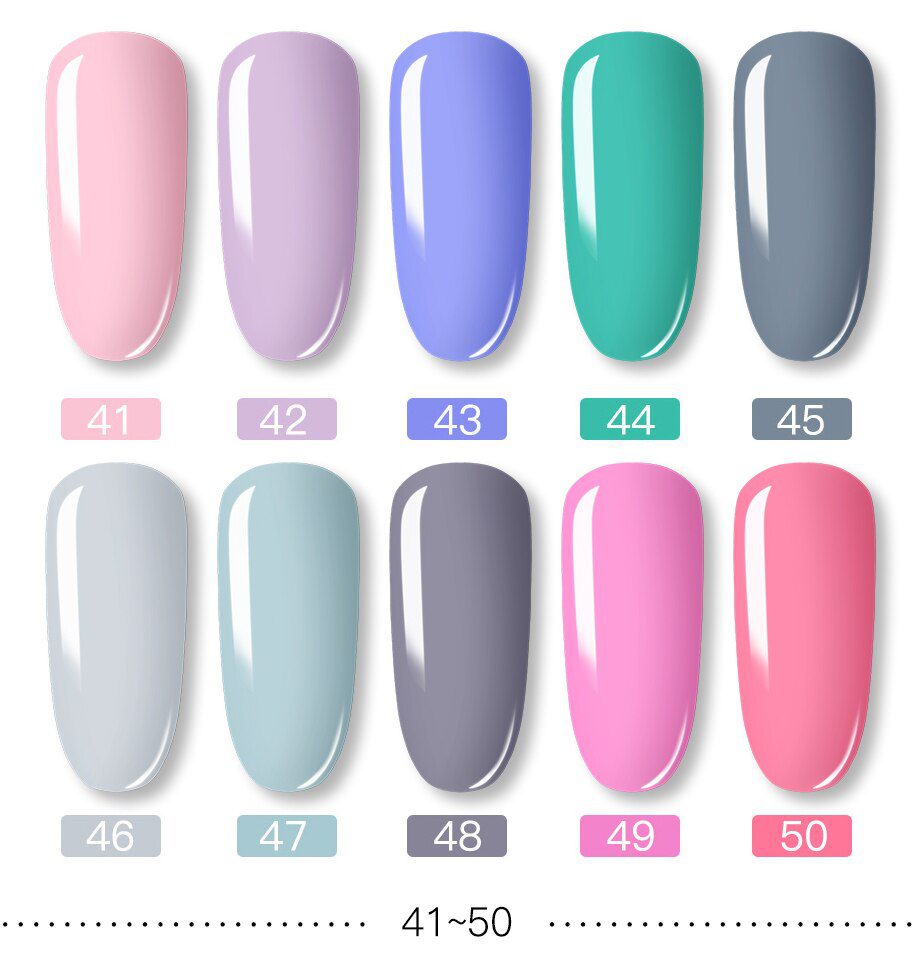 ROSALIND Gel Polish Set Manicure for Nails Semi Permanent Vernis top coat UV LED Gel Varnish Soak Off Nail Art Gel Nail Polish