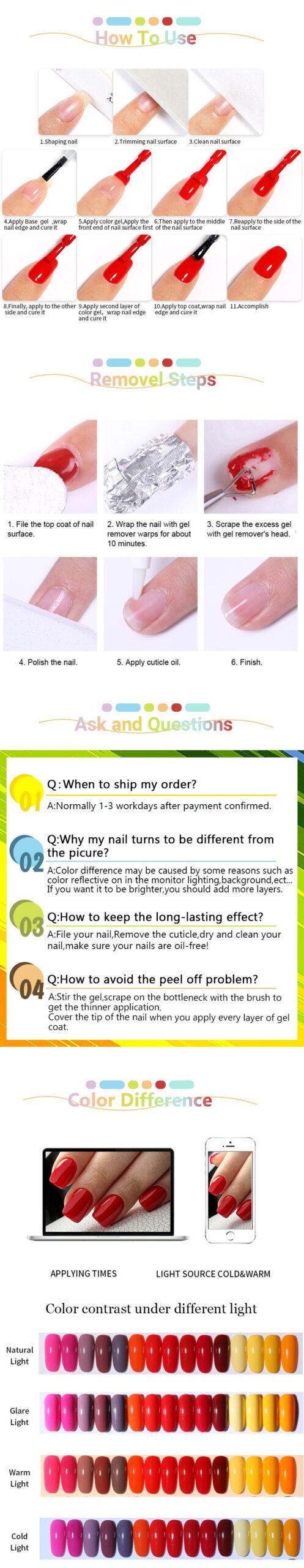 LILYCUTE Chocolate Brown Color Gel Nail Polish Autumn Semi Permanent Gel Varnishes For Christmas Nail Art Designs Matte Top Coat