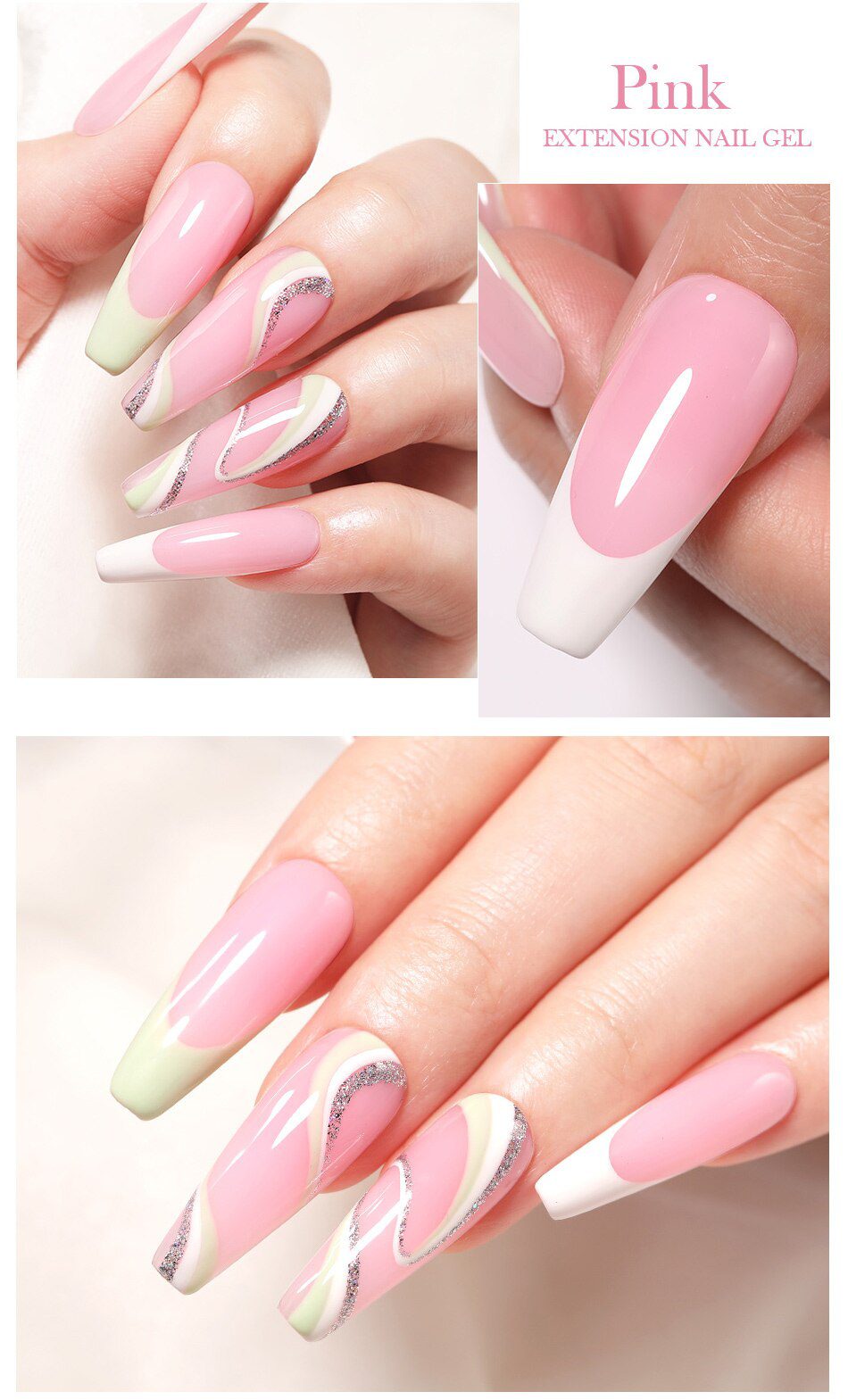 BORN PRETTY 60/30ml Hard Jelly Extension Nail Gel Polish French Nails Nude Pink White Clear Fibre Glass Gum For Manicure Extend BORN PRETTY 60/30ml Hard Jelly Extension Nail Gel Polish French Nails Nude Pink White Clear Fibre Glass Gum For Manicure Extend