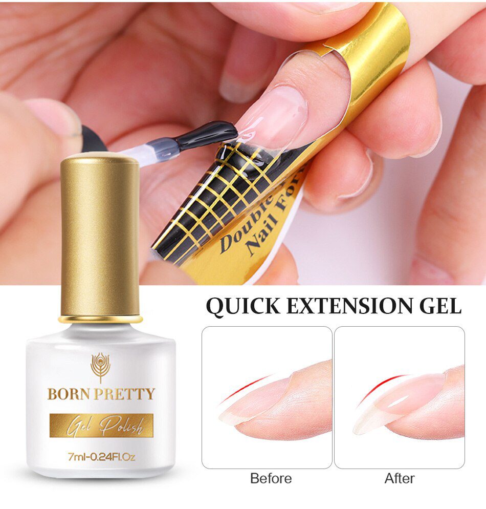 BORN PRETTY 7ml Milky White Nail Extension Gel Nail Polish Camouflage Color Coat Self leveling Manicure Quick Extend Nail Tips BORN PRETTY 7ml Milky White Nail Extension Gel Nail Polish Camouflage Color Coat Self leveling Manicure Quick Extend Nail Tips