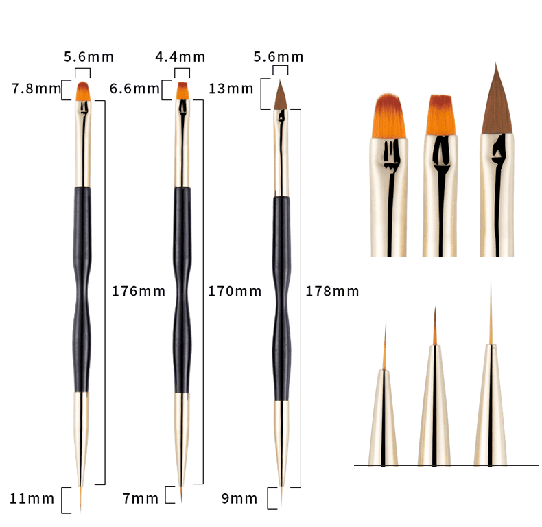 New 2022 Multiple nail art nail brush Design Tip Drawing Carving Dotting Nail Pen Builder Flat Liner Acrylic Gel Polish Manicure New 2022 Multiple nail art nail brush Design Tip Drawing Carving Dotting Nail Pen Builder Flat Liner Acrylic Gel Polish Manicure