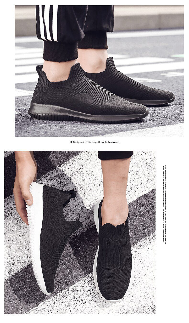 Summer Fashion Men Sneakers Breathable Men Fashion Shoes Slip On Sneakers For Men Cheap Men Loafers Shoes Without Laces