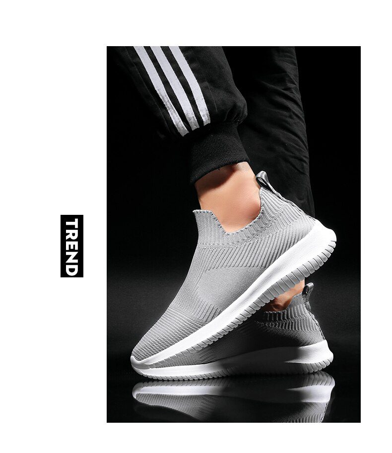 Summer Fashion Men Sneakers Breathable Men Fashion Shoes Slip On Sneakers For Men Cheap Men Loafers Shoes Without Laces