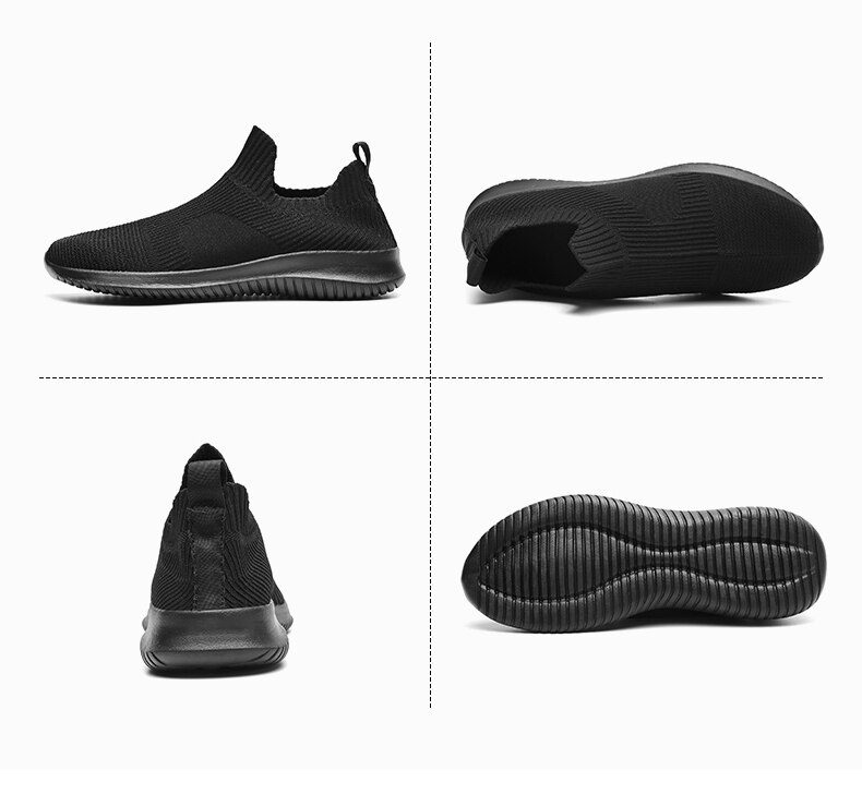 Summer Fashion Men Sneakers Breathable Men Fashion Shoes Slip On Sneakers For Men Cheap Men Loafers Shoes Without Laces
