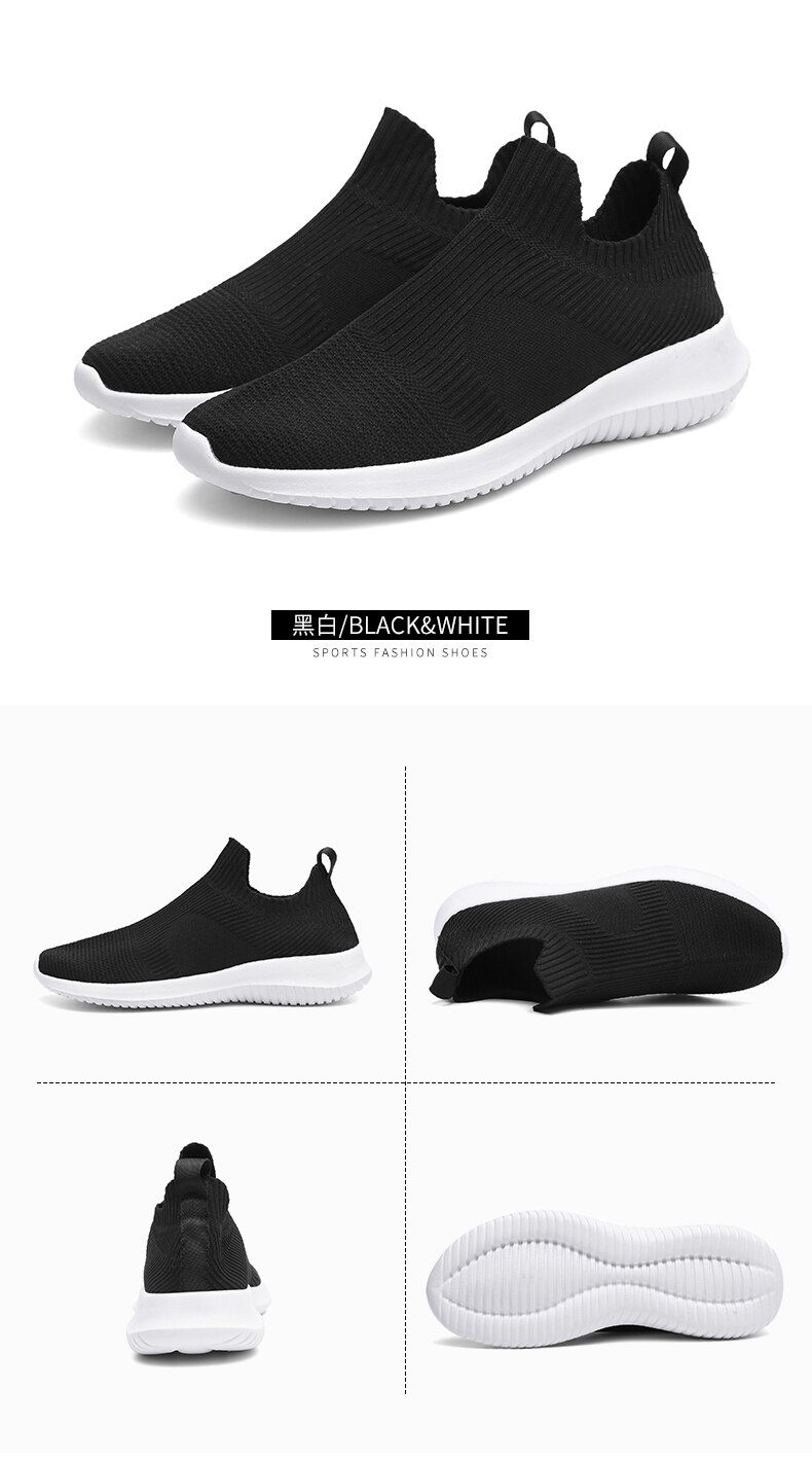Summer Fashion Men Sneakers Breathable Men Fashion Shoes Slip On Sneakers For Men Cheap Men Loafers Shoes Without Laces