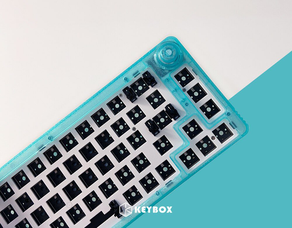 TM680 Hot Swap Mechanical Keyboard Kit Wireless 3 Mode RGB Compatiable With 3/5 Pins For Cherry Gateron Kailh Dial Knob Keyboard