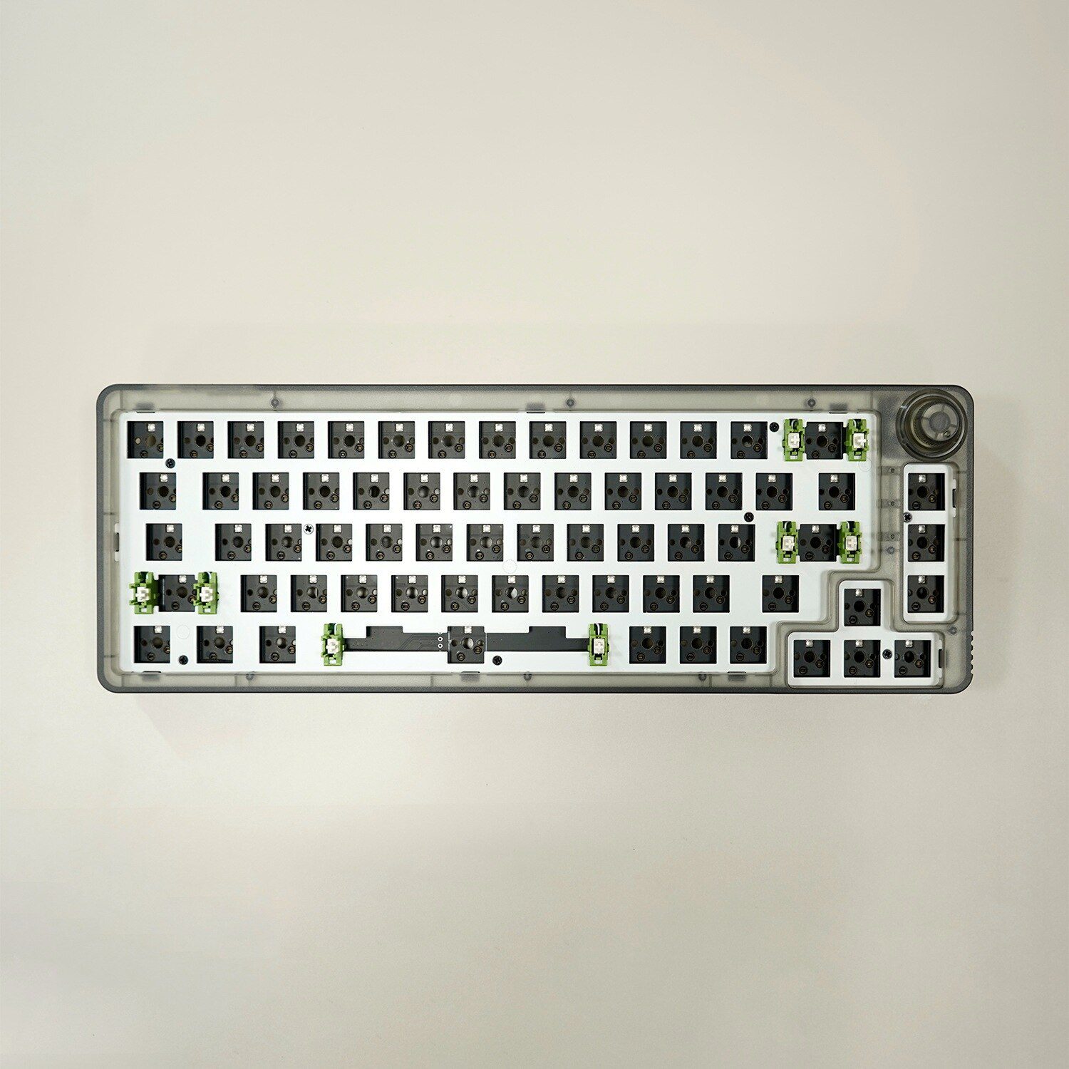 TM680 Hot Swap Mechanical Keyboard Kit Wireless 3 Mode RGB Compatiable With 3/5 Pins For Cherry Gateron Kailh Dial Knob Keyboard