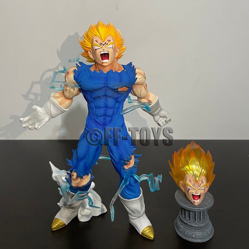 Anime Dragon Ball Z GK Vegeta Figure Self-destruct Majin Vegeta Figurine 27CM PVC Action Figures Collection Model Toys Gifts Anime Dragon Ball Z GK Vegeta Figure Self-destruct Majin Vegeta Figurine 27CM PVC Action Figures Collection Model Toys Gifts