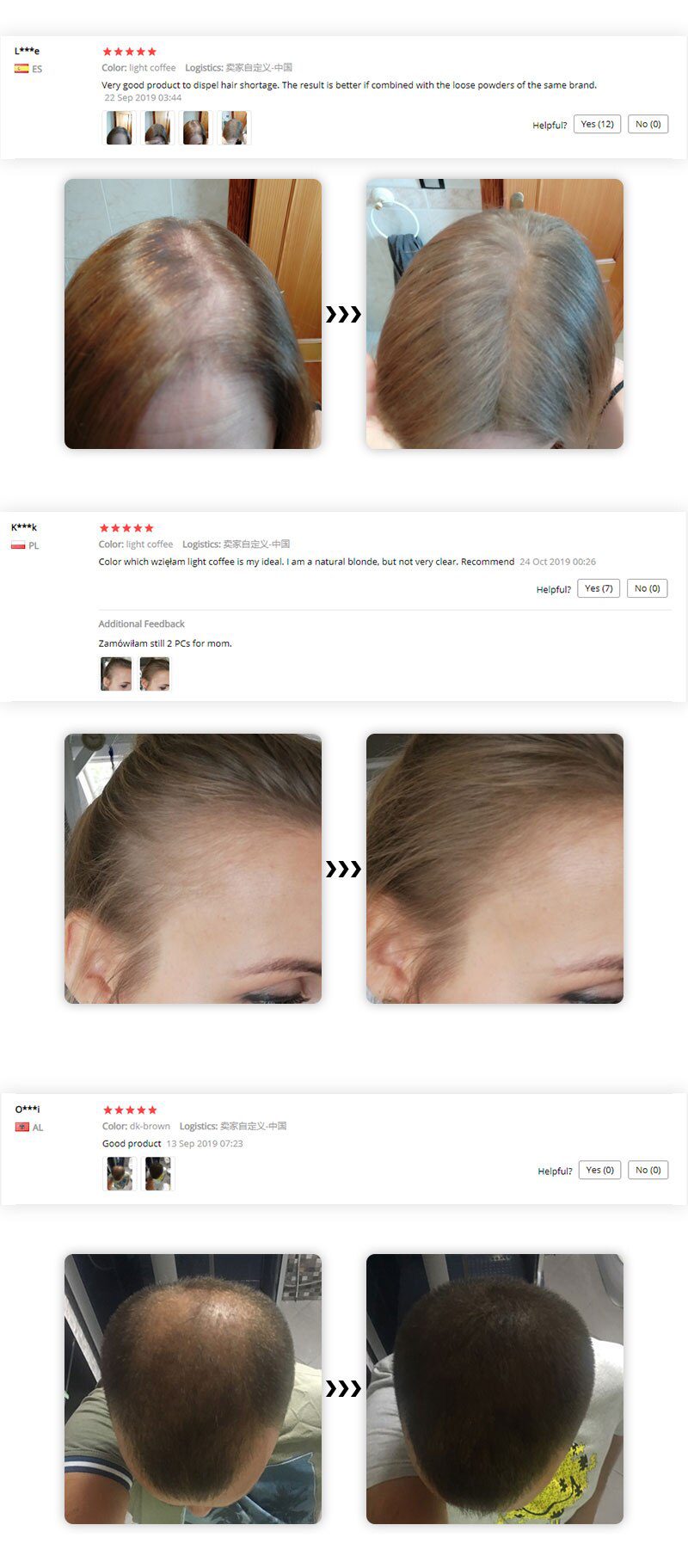 Sevich Hair Line Powder 4g Black Root Cover Up Natural Instant Waterproof Hairline Shadow Powder Hair Concealer Coverage 13color