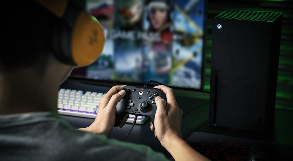 GameSir G7 Xbox Gaming Controller Wired Gamepad for Xbox Series X, Xbox Series S, Xbox One, ALPS Joystick PC, Replaceable panels