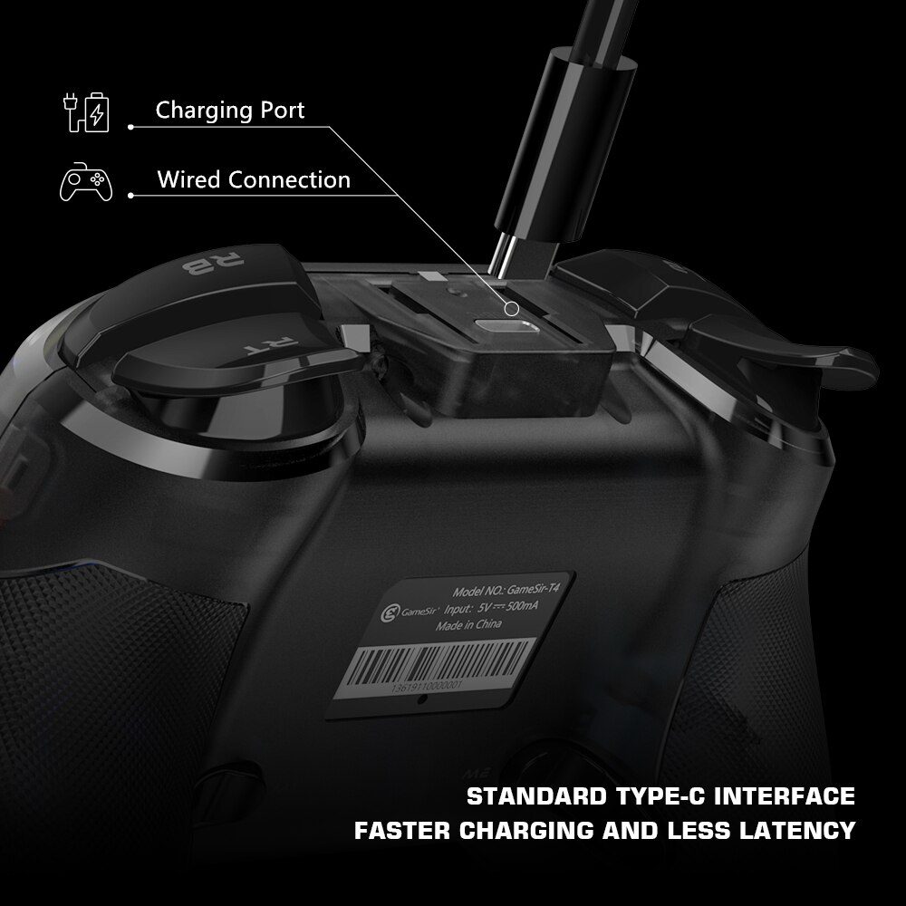 GameSir T4 Pro 2.4G Wireless Mobile Controller Bluetooth Gamepad with 6-axis&nbsp;Gyro for Nintendo&nbsp;Switch Android iPhone PC Joystick