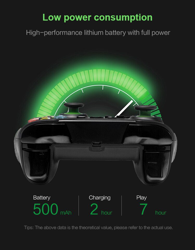 Data Frog 2.4GHz Wireless Gamepad Joystick Control For XBox One Controller For PC/PS3/Smart Phone Android/Steam Controller