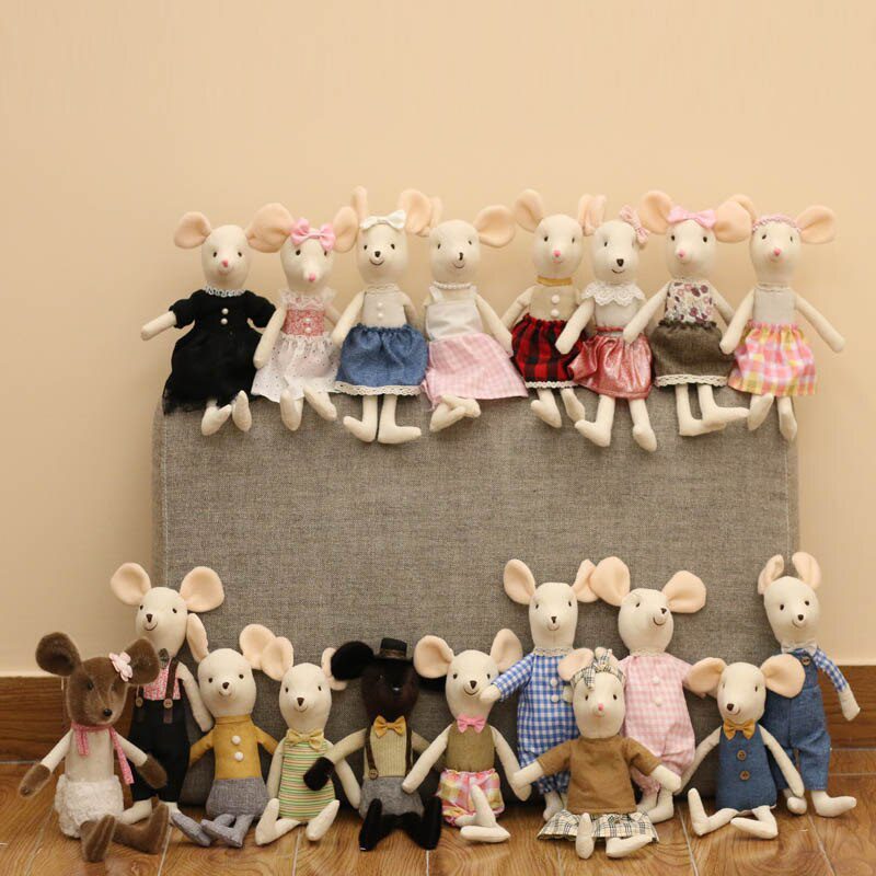 41 Style Plush dolls Stuffed Animal Cartoon Kids Toys for Girls Baby Birthday Christmas Gift Cute mouse plush toys 30cm lovely r