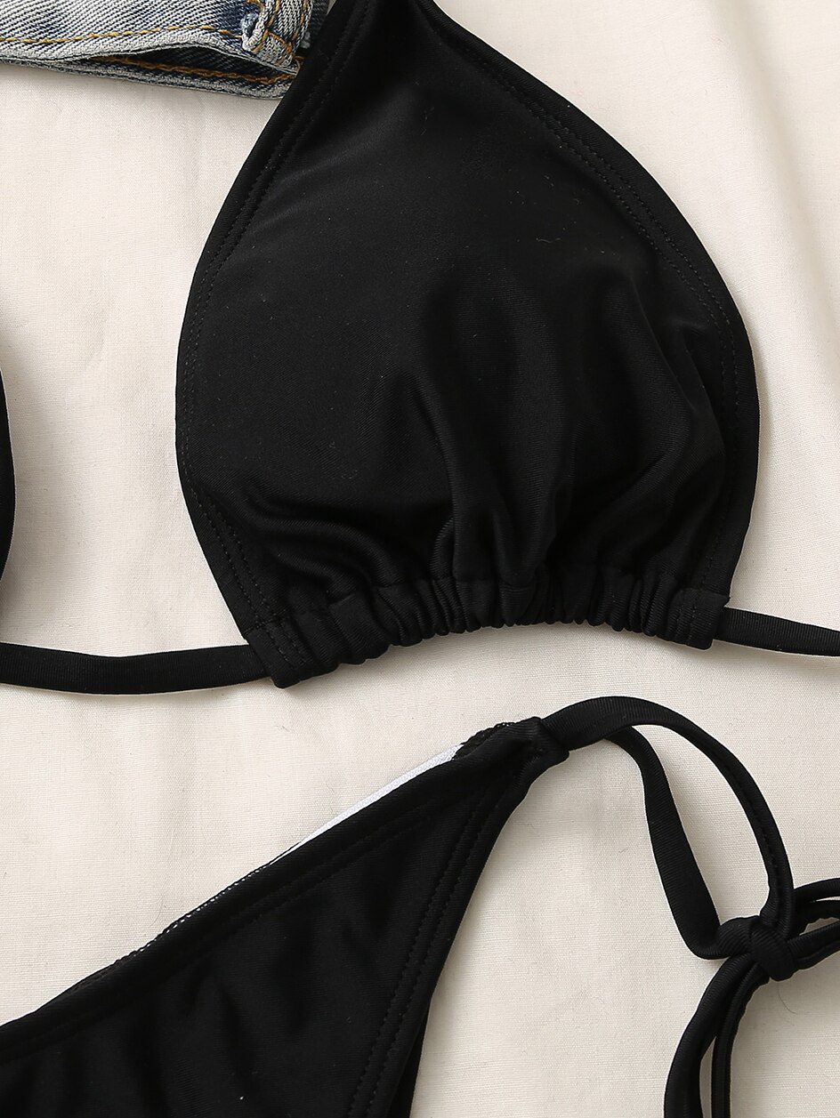 Sexy Micro Bikini 2023 Woman Swimsuit Criss Cross Swimwear Women String Thong Bikinis Set Bathing Suit Summer Bath Beach Wear