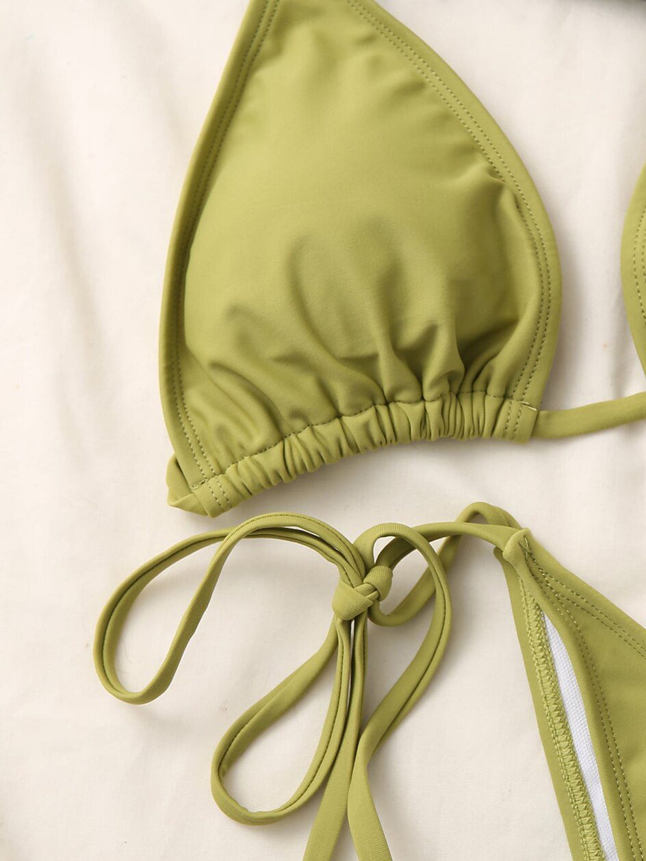 Sexy Micro Bikini 2023 Woman Swimsuit Criss Cross Swimwear Women String Thong Bikinis Set Bathing Suit Summer Bath Beach Wear