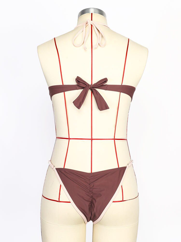 Solid Color Swimsuit Women Swimwear Beach Wrap Bandage Bikinis 2022 Three Piece Suit Sexy Bikini Set Summer Sarong Micro Biquini