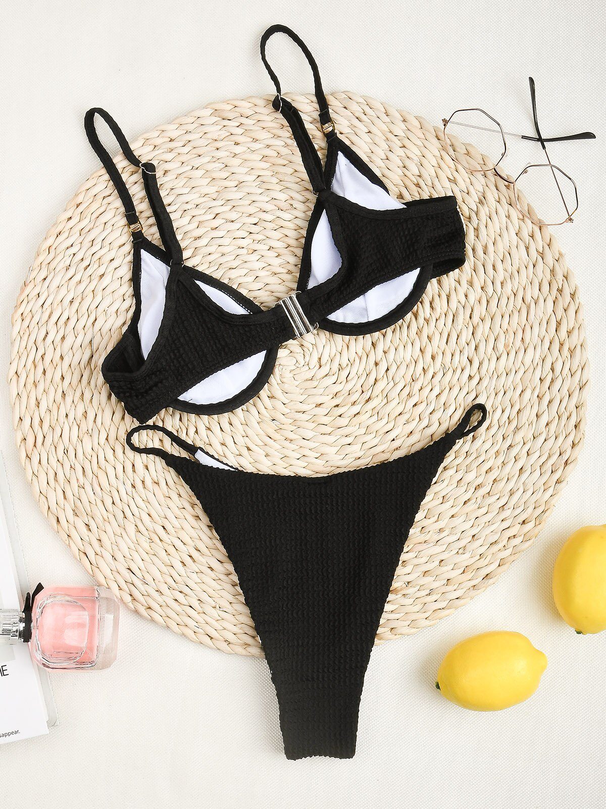 2022 Sexy Women High Waist Bikini Swimsuit Swimwear Female Bandeau Thong Brazilian Bikini Set Bathing Suit Bather