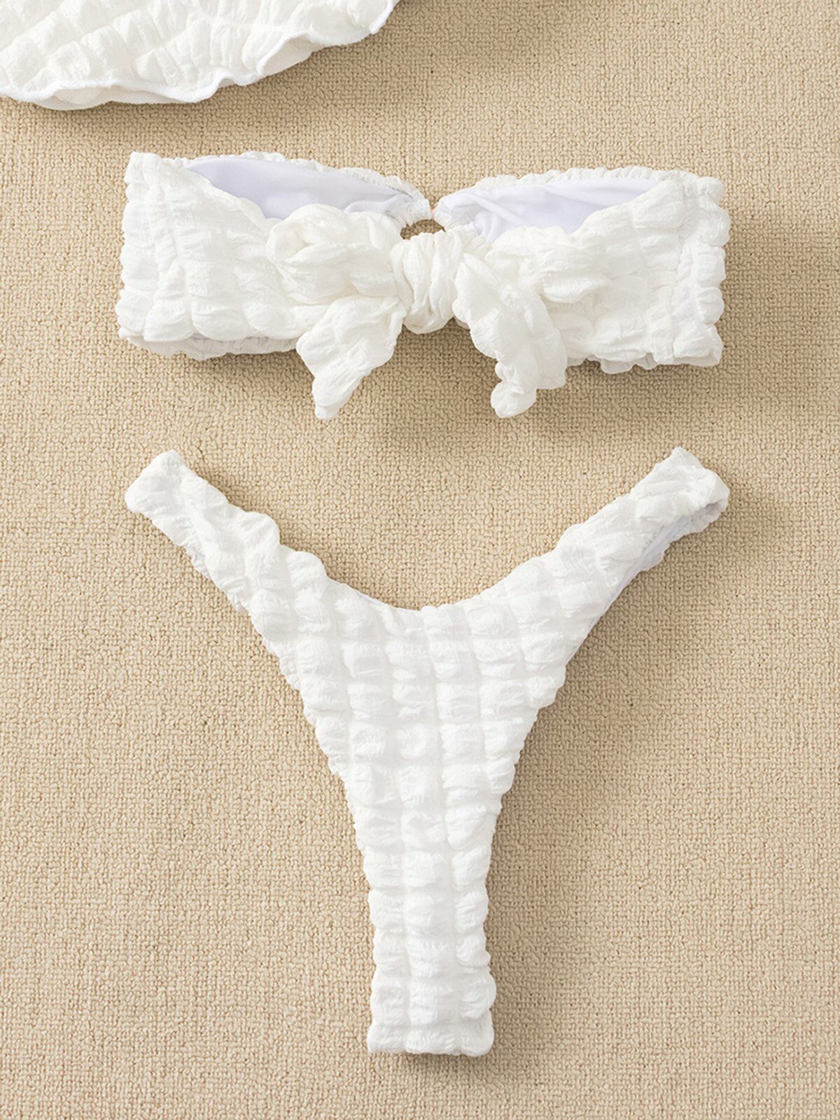 2022 Sexy Women High Waist Bikini Swimsuit Swimwear Female Bandeau Thong Brazilian Bikini Set Bathing Suit Bather