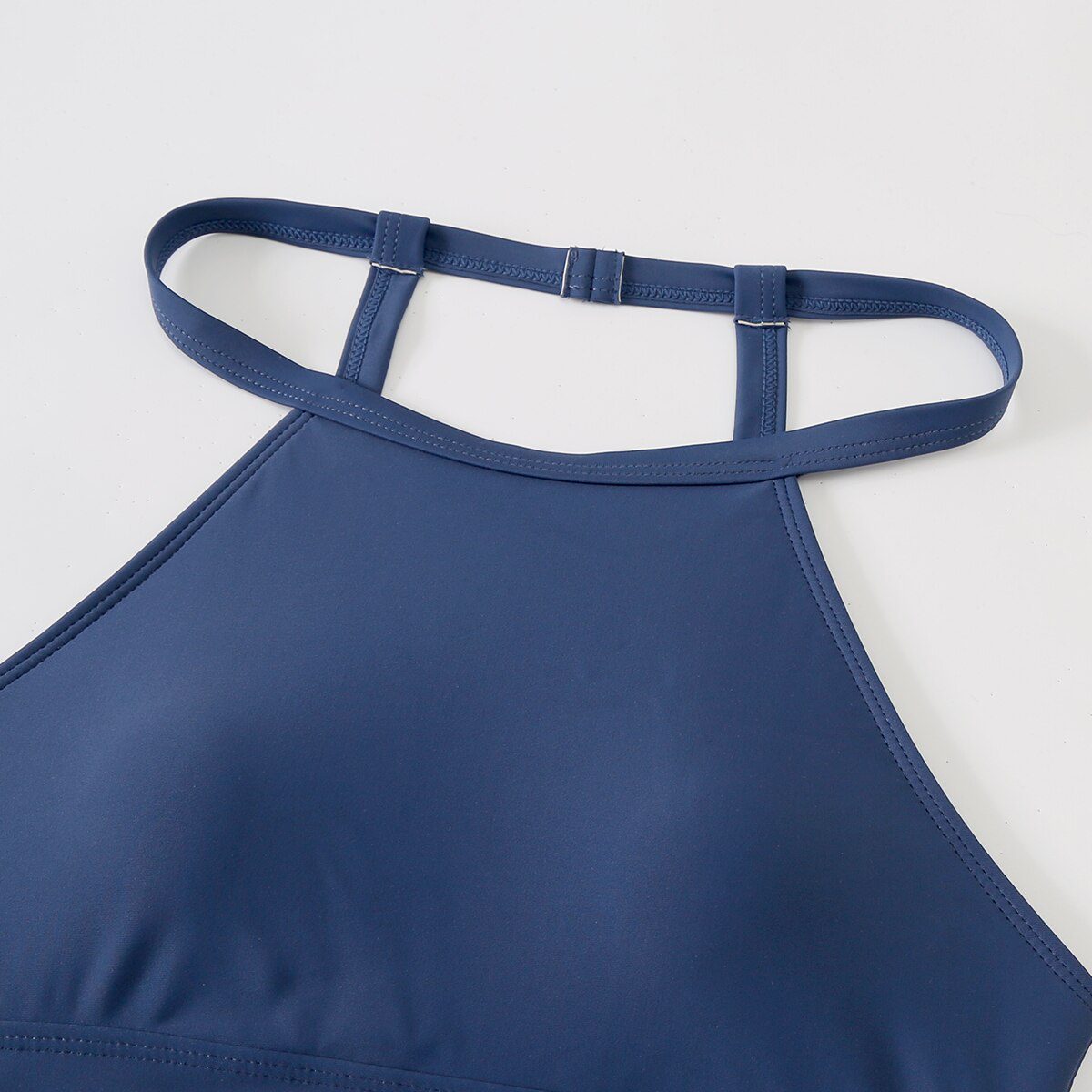 2023 High Waist Bikini Women High Neck Swimsuit Printed Swimwear Female Padded Beachwear Leaves Bathing Suit Biquine 2023 High Waist Bikini Women High Neck Swimsuit Printed Swimwear Female Padded Beachwear Leaves Bathing Suit Biquine