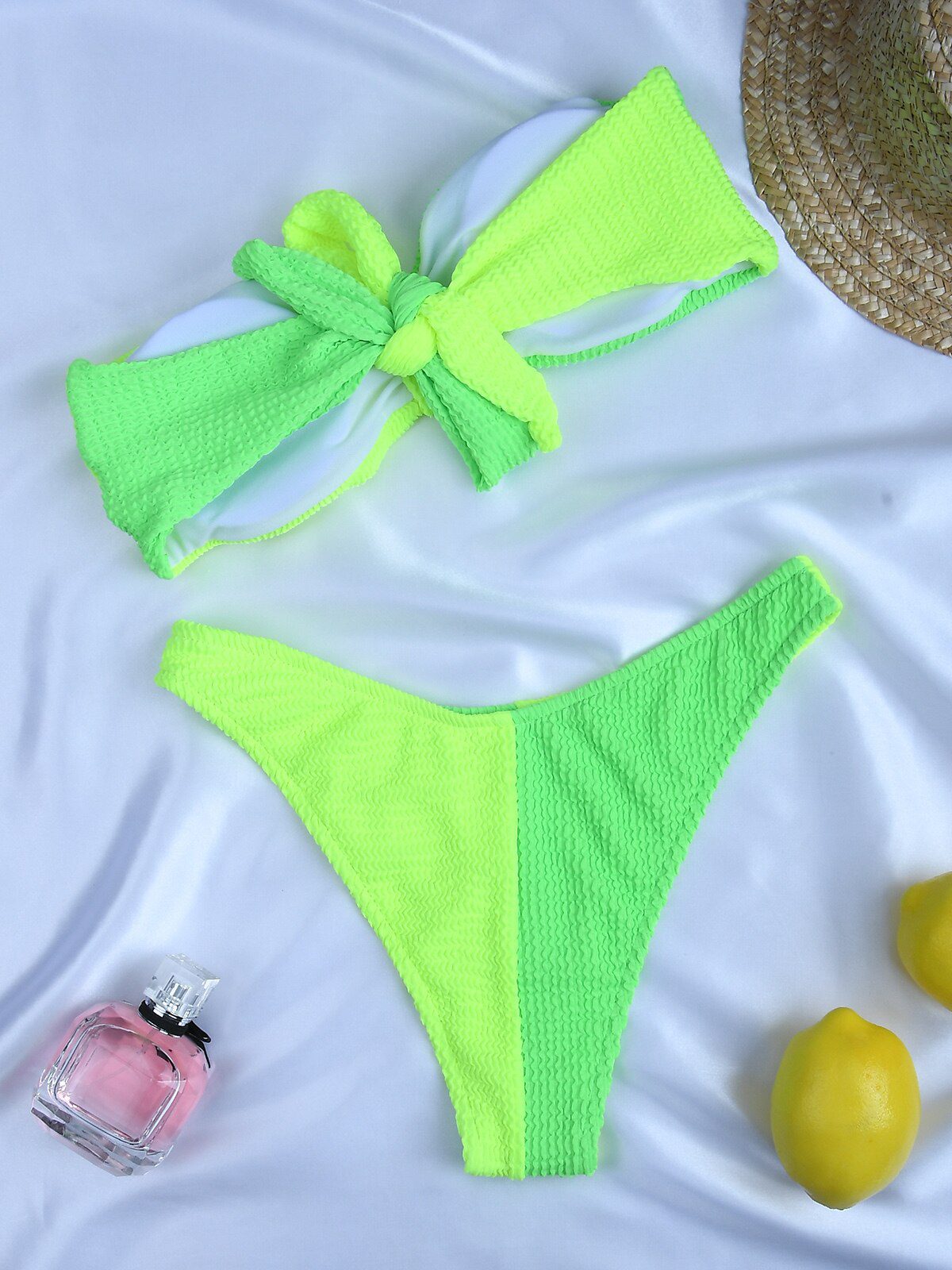 Push Up Bikini 2022 Sexy Women Swimsuit Solid Swimwear Female High Waist Thong Brazilian Bikini set Bathing Suit Women