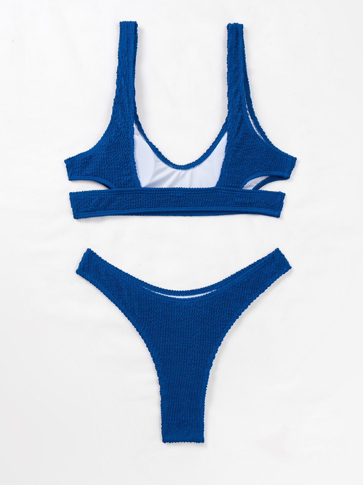 Push Up Bikini 2022 Sexy Women Swimsuit Solid Swimwear Female High Waist Thong Brazilian Bikini set Bathing Suit Women