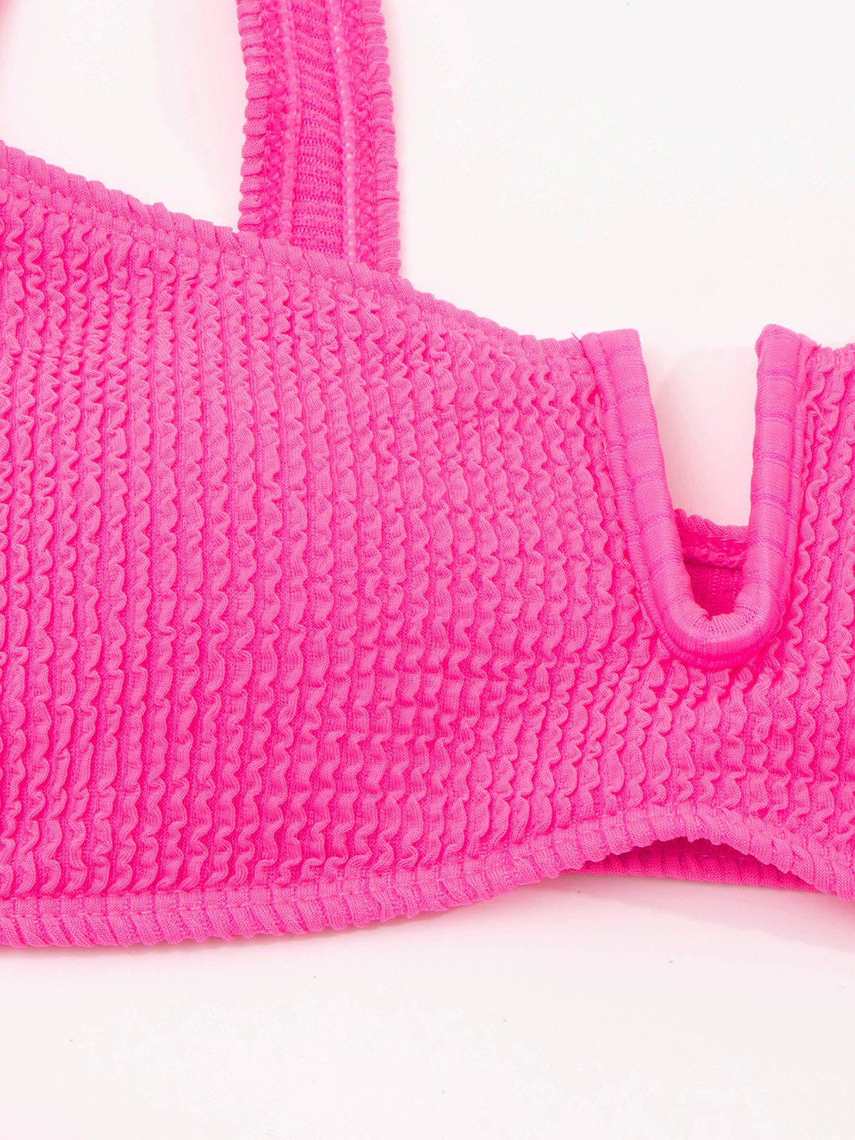 Push Up Bikini 2022 Sexy Women Swimsuit Solid Swimwear Female High Waist Thong Brazilian Bikini set Bathing Suit Women