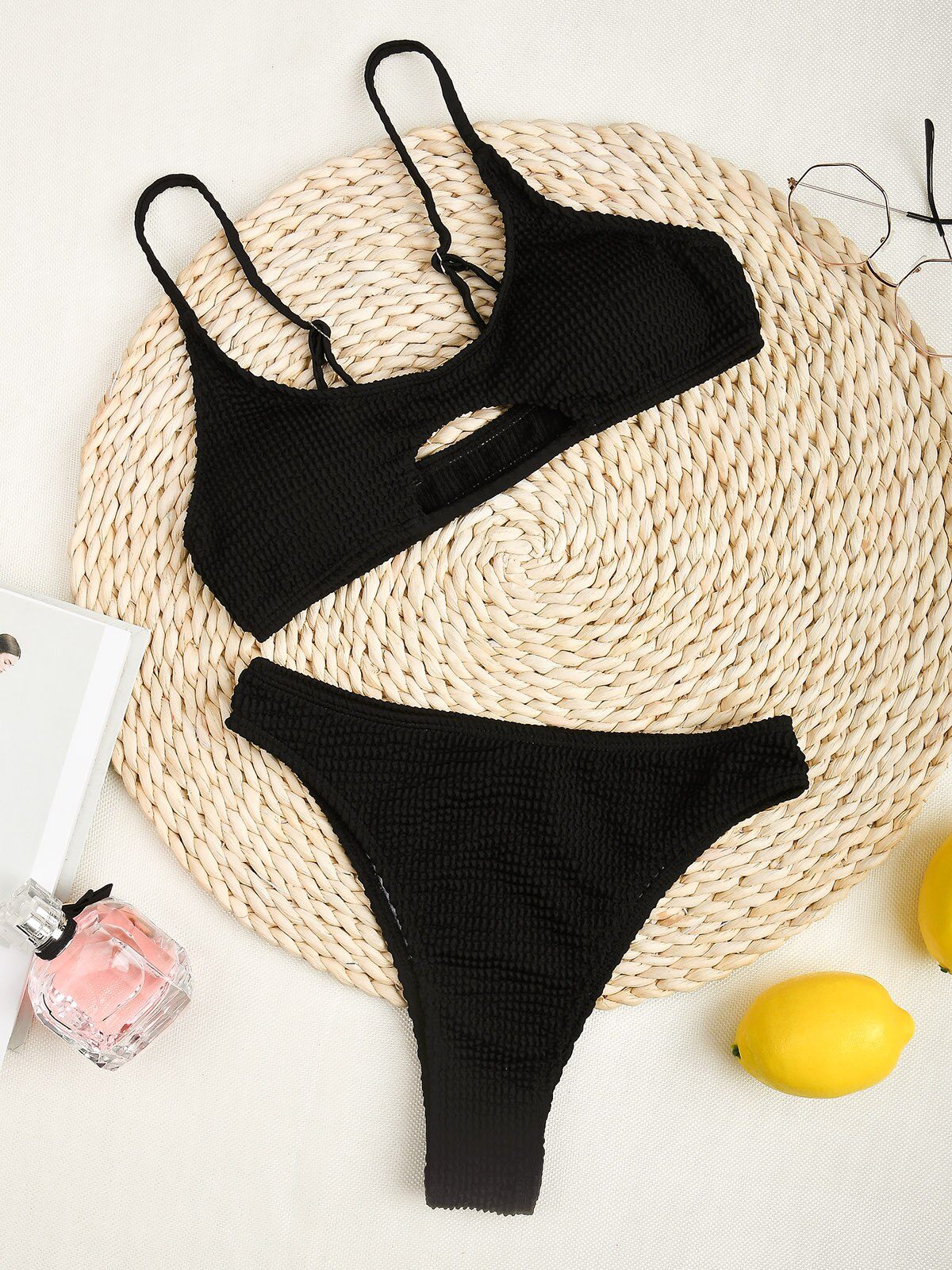 Push Up Bikini 2022 Sexy Women Swimsuit Solid Swimwear Female High Waist Thong Brazilian Bikini set Bathing Suit Women