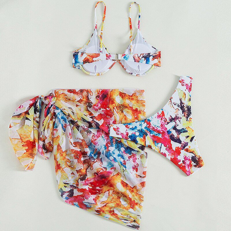 Brazilian Thong Bikini 2022 Women With Skirt Sexy Swimwear Female Padded Swimsuit Push Up Beachwear Bathing Suit Biquini Summer