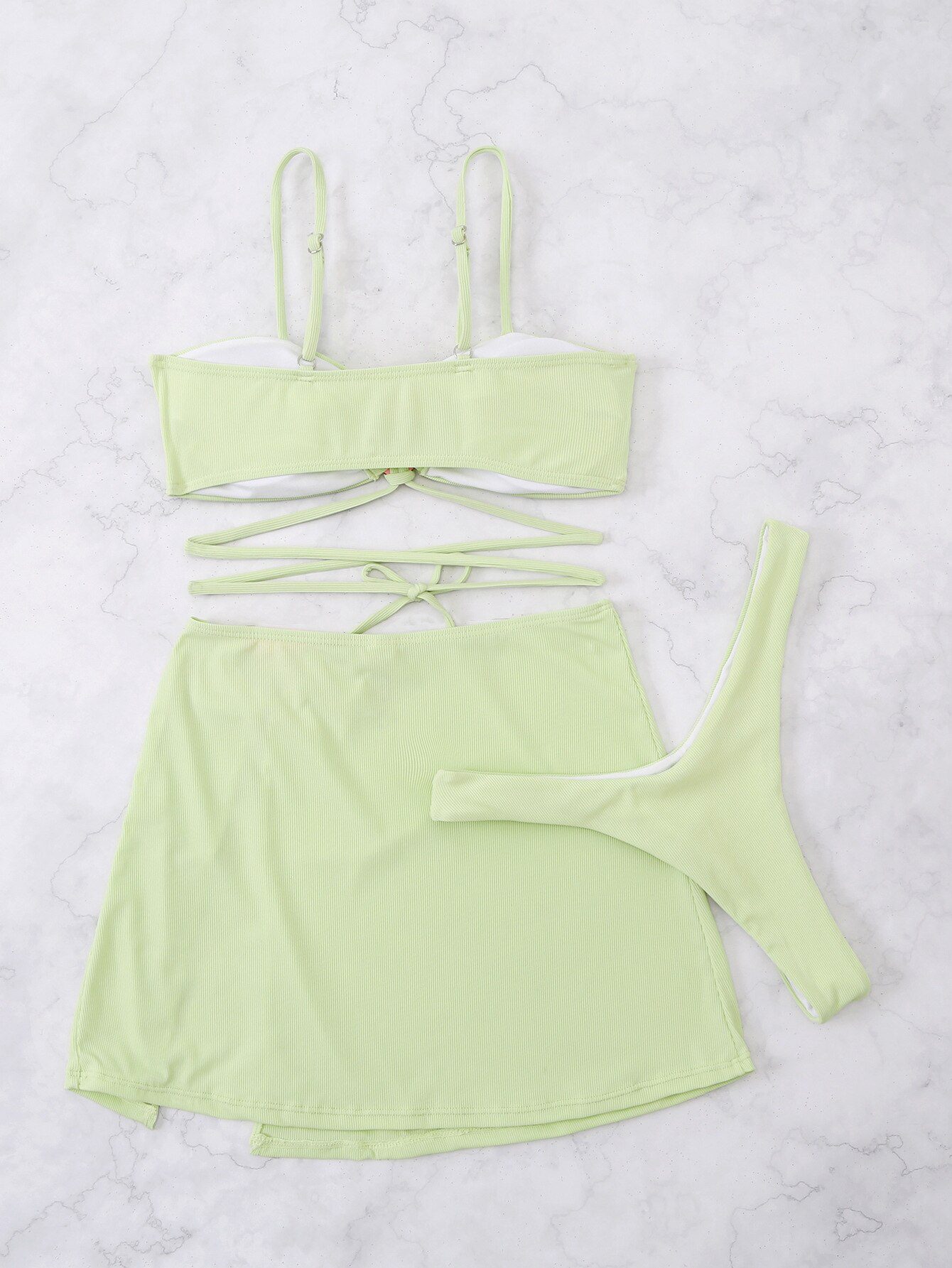 Brazilian Thong Bikini 2022 Women With Skirt Sexy Swimwear Female Padded Swimsuit Push Up Beachwear Bathing Suit Biquini Summer