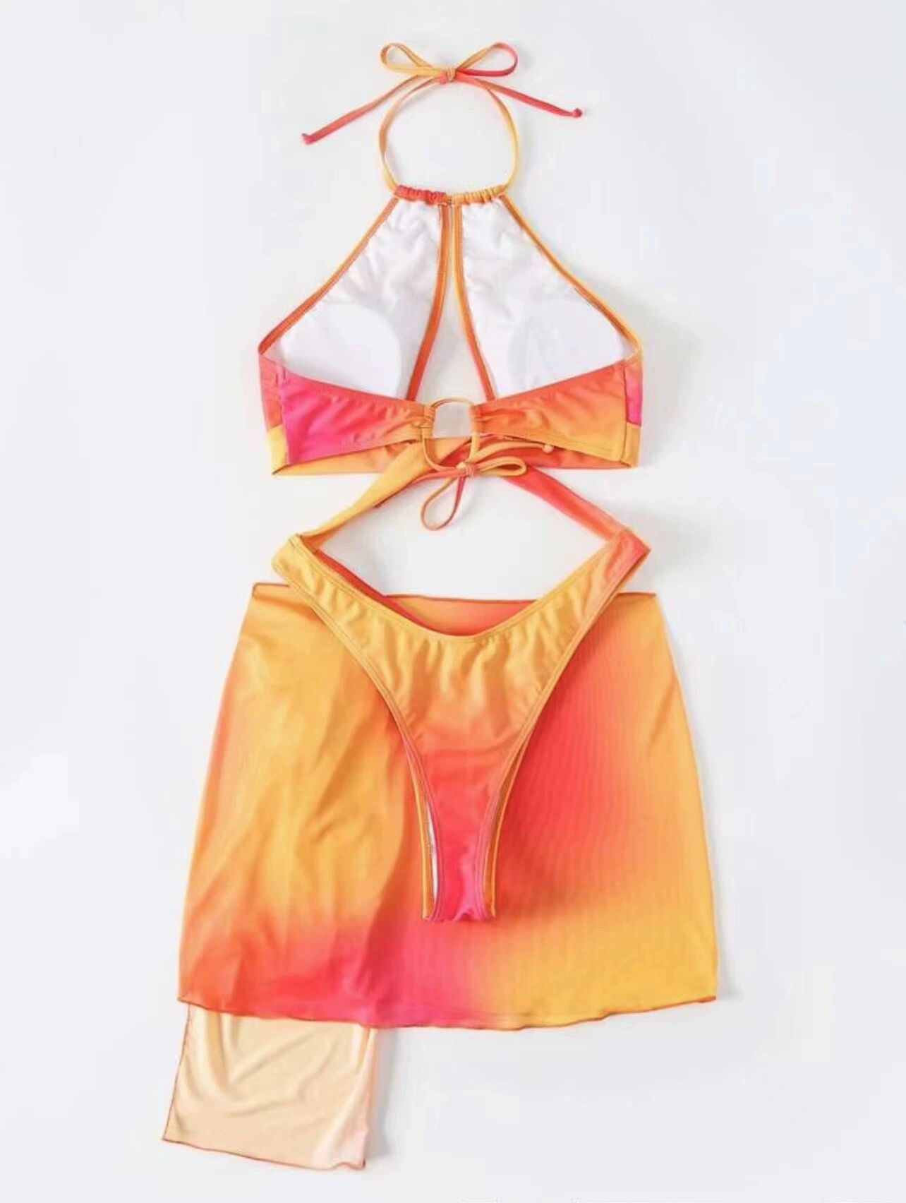 Brazilian Thong Bikini 2022 Women With Skirt Sexy Swimwear Female Padded Swimsuit Push Up Beachwear Bathing Suit Biquini Summer