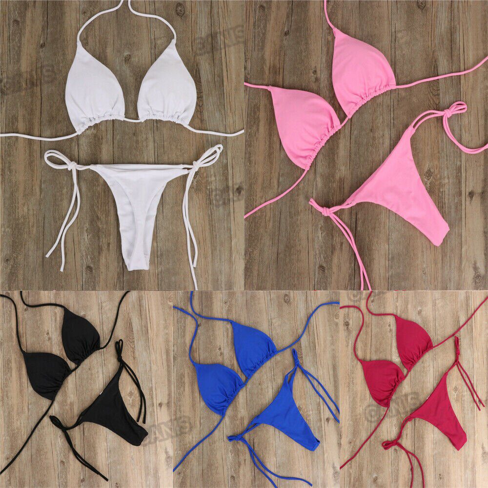 Brazilian Swimsuit Women Sexy Bikini Set Push-up Padded Bra Thong Two Pieces Swimwear Beachwear Bathing Suit Femme Brazilian Swimsuit Women Sexy Bikini Set Push-up Padded Bra Thong Two Pieces Swimwear Beachwear Bathing Suit Femme