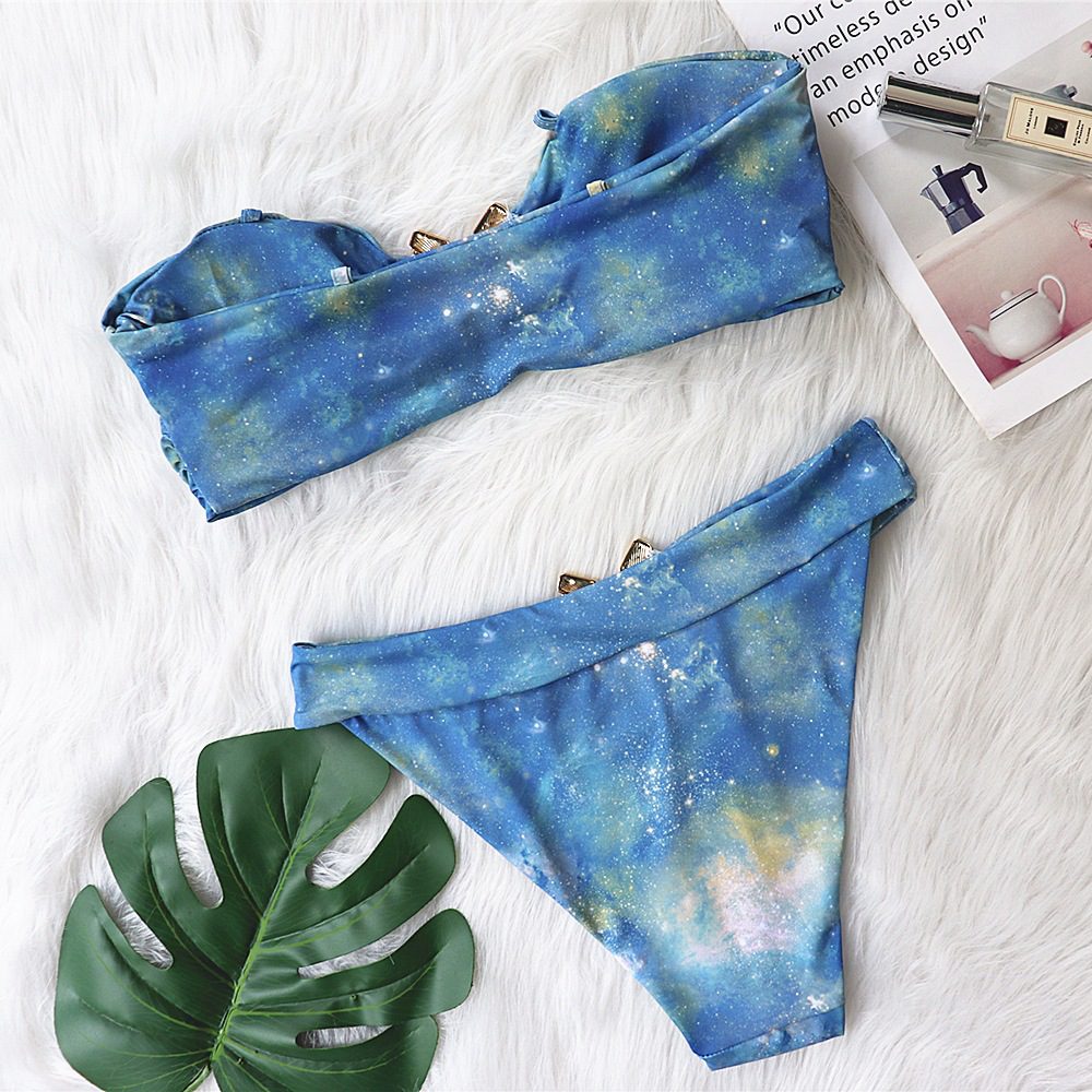 Shiny Rhinestone Bikini 2023 Sexy Solid One Shoulder Cut Out Push Up Swimsuit Lady Crystal Bathing Suit Brazilian Thong Swimwear