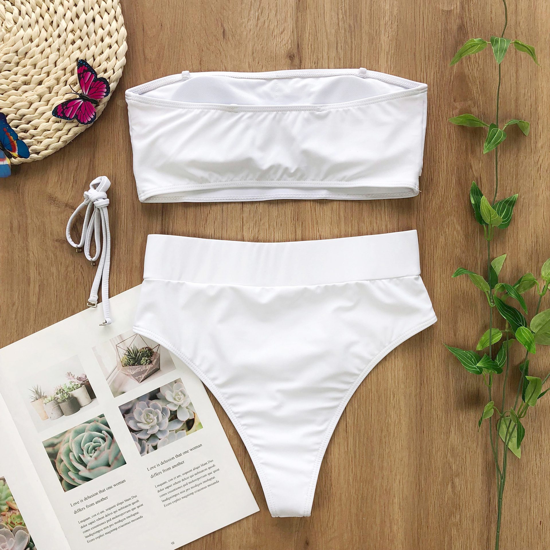 High Waist Bikini 2022 Swimwear Women Brazilian Off Shoulder Swimsuit High Cut Neon Push Up Bathing Suit Bathers Belt Biquini