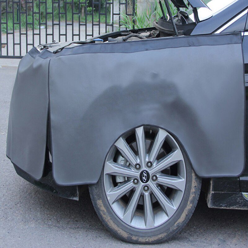 2021 new 3 pcs auto mechanic magnetic leather fender protector clip pad with hook for car repair 2021 new 3 pcs auto mechanic magnetic leather fender protector clip pad with hook for car repair