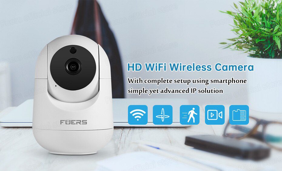 Fuers 3MP Ip Camera Tuya Smart Home Indoor Wifi Draadloze Bewakingscamera Automatische Tracking Cctv Security Baby Pet Monitor