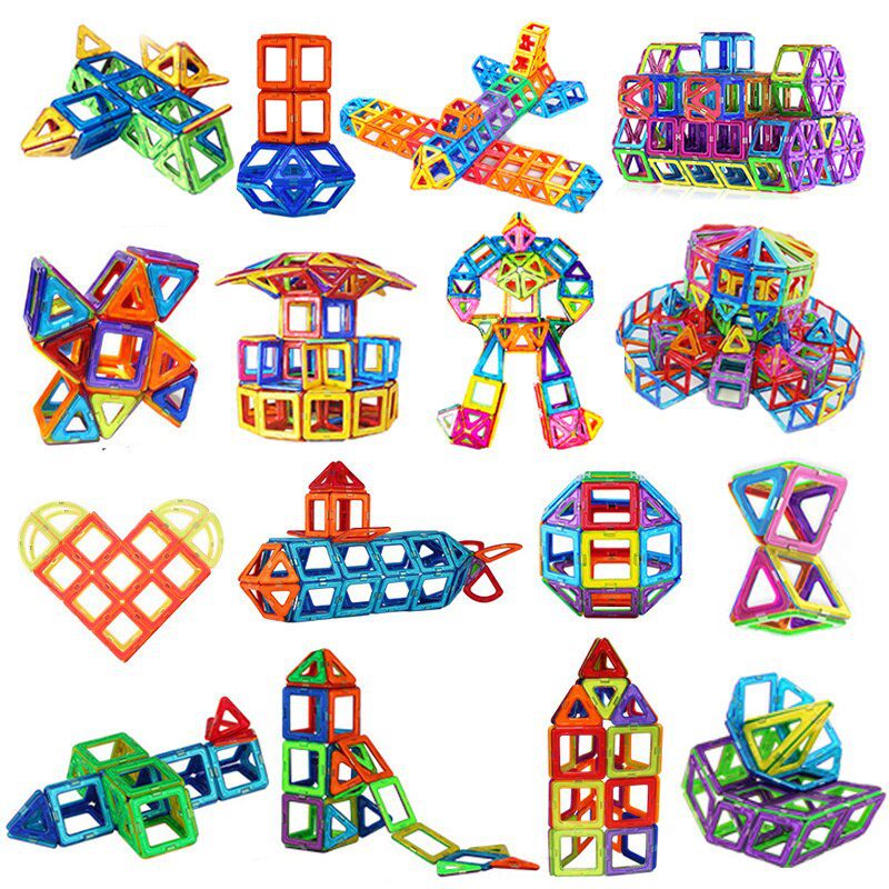 40PCS Big Size Magnetic Designer Magnet Building Blocks Accessories Educational constructor Toys For Children 40PCS Big Size Magnetic Designer Magnet Building Blocks Accessories Educational constructor Toys For Children