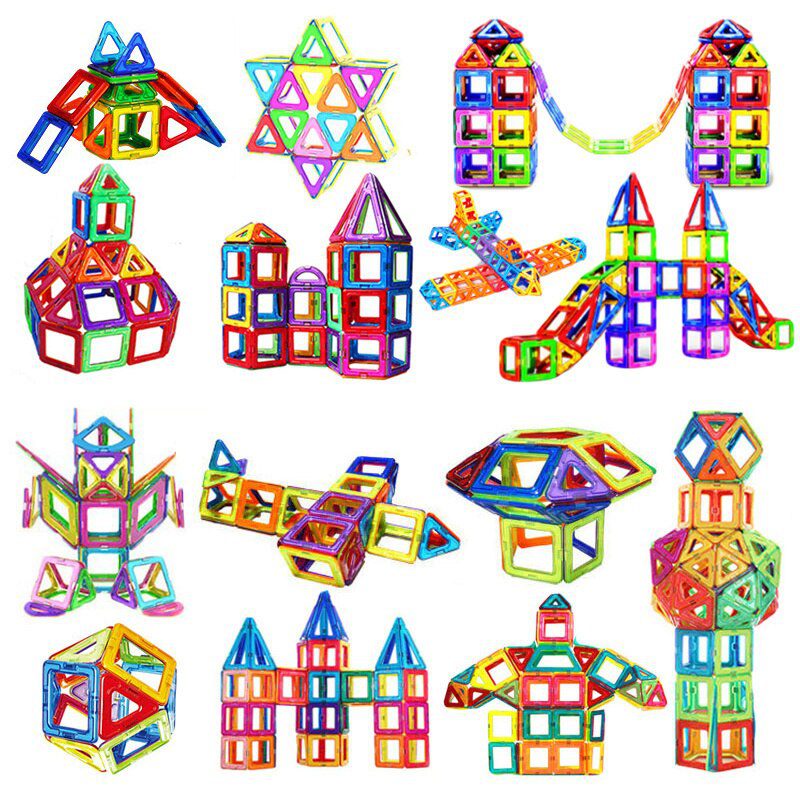 40PCS Big Size Magnetic Designer Magnet Building Blocks Accessories Educational constructor Toys For Children 40PCS Big Size Magnetic Designer Magnet Building Blocks Accessories Educational constructor Toys For Children
