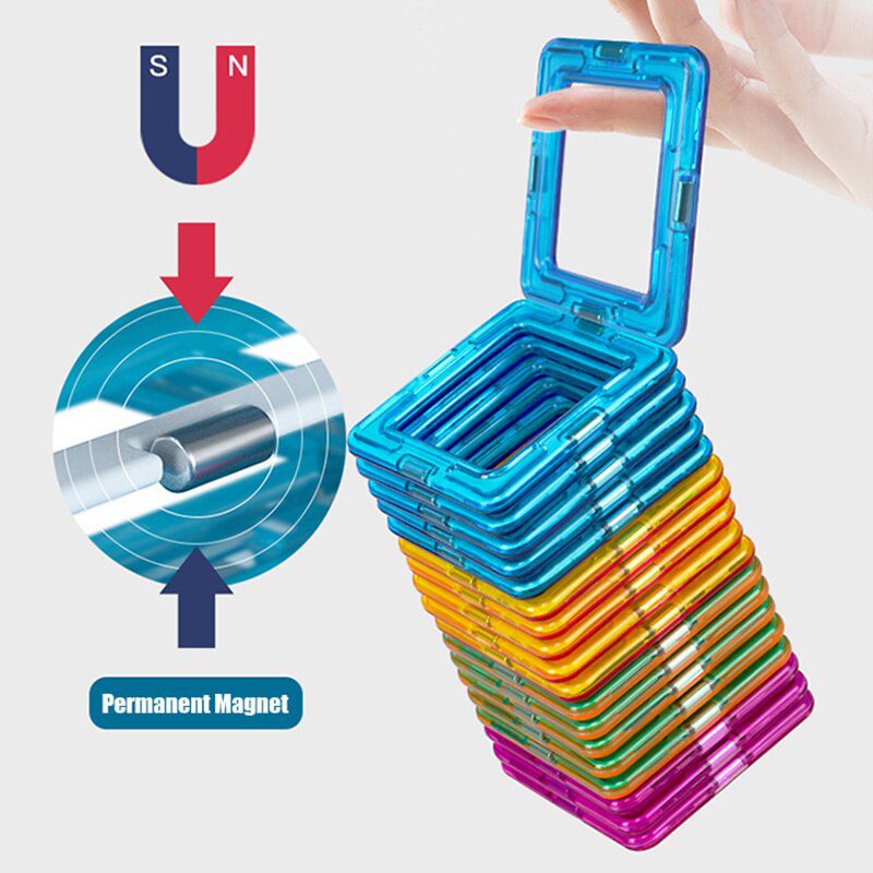 40PCS Big Size Magnetic Designer Magnet Building Blocks Accessories Educational constructor Toys For Children 40PCS Big Size Magnetic Designer Magnet Building Blocks Accessories Educational constructor Toys For Children