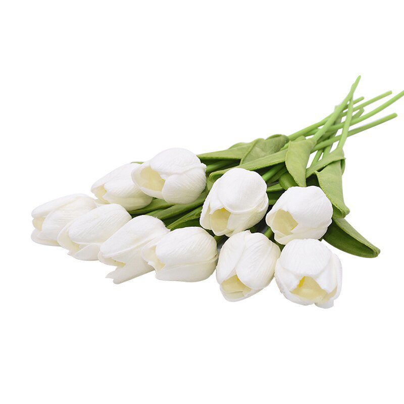 10PCS Tulip Artificial Flower Real Touch Artificial Bouquet PE Fake Flower for Wedding Decoration Flowers Home Garden Decor 10PCS Tulip Artificial Flower Real Touch Artificial Bouquet PE Fake Flower for Wedding Decoration Flowers Home Garden Decor